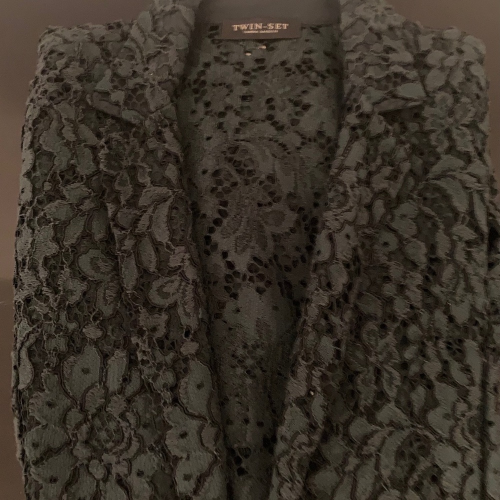 Twin-set Green lace jacket